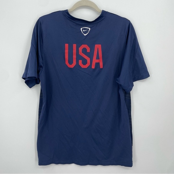 Nike USA Soccer Football Pregame 578799-410 World Cup Mens Size XL blue - Picture 5 of 9